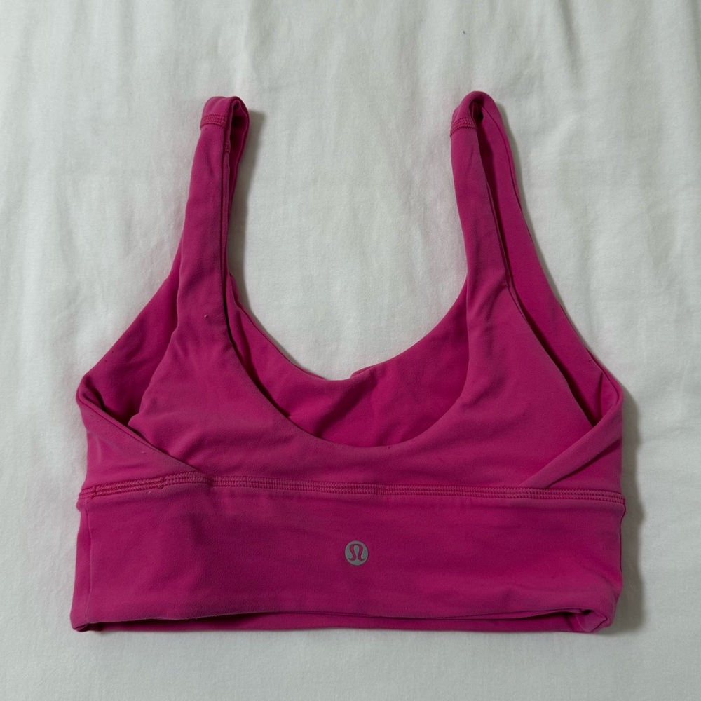 LULULEMON Pink Sports Bra Size 4